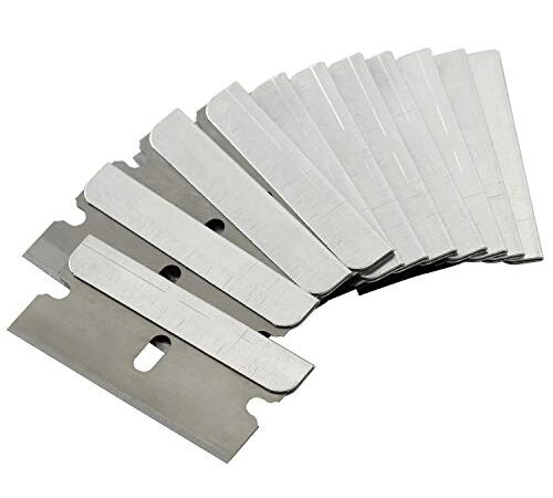 Bates- Single Edge Razor Blade, 50 pc, Razor Blades Scraper, Razor Blades Single Edge, Scraper Blades, Flat Razor Blade, One Edge Razor Blade, Single Sided Razor Blade, Single Edge Blades, Razor blade