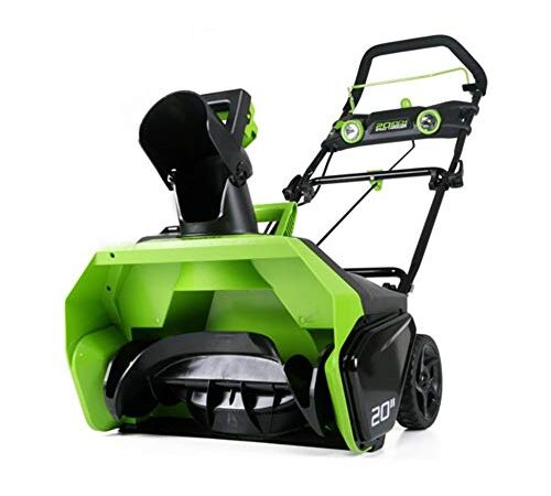 Greenworks 40V 20-Inch Brushless Snow Thrower, Battery and Charger Not Included