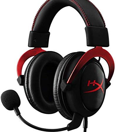 HyperX Cloud II Gaming Headset for PC & PS4 & Xbox One, Nintendo Switch - Red (KHX-HSCP-RD) (Renewed)