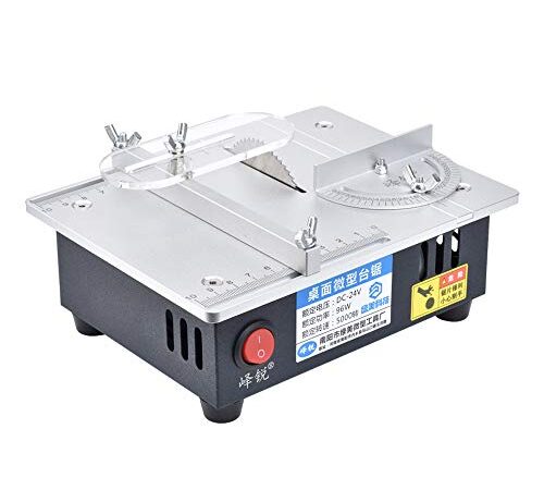 Mashem Mini Multifunctional Table Saw Electric Desktop Saws Small Household DIY Cutting Tool Woodworking Bench Lathe Machine