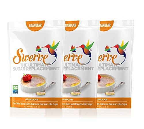 Swerve Sweetener, Granular, 12 Ounce, 3 Pack