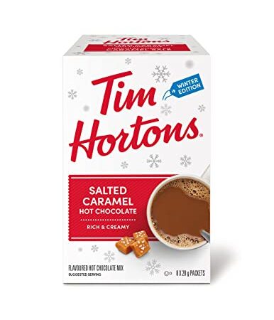 Tim Hortons Salted Caramel Hot Chocolate Packets, 8 Count