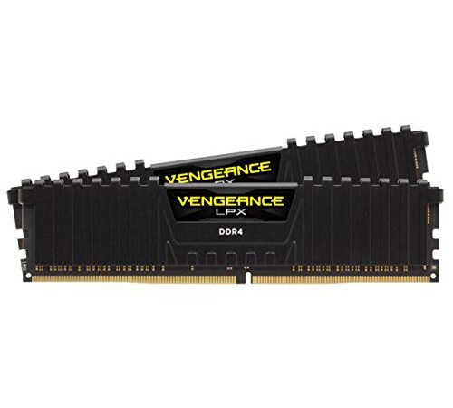 Corsair Vengeance LPX 32GB (2 X 16GB) DDR4 3600 (PC4-28800) C18 1.35V Desktop Memory - Black, 32GB Kit (4 X 8GB)