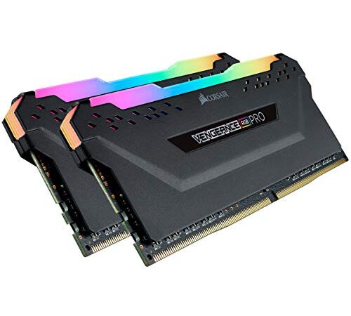 CORSAIR Vengeance RGB PRO 32GB (2x16GB) DDR4 3600 (PC4-28800) C18 Desktop Memory – Black