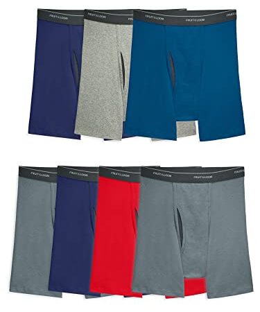 Fruit of the Loom Men's Coolzone Boxer Briefs (Assorted Colors), 7 Pack - Assorted Colors, X-Large