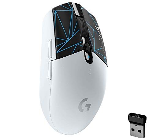 Logitech G305 K/DA Lightspeed Wireless Gaming Mouse - Official League of Legends Gaming Gear - Hero Sensor, 12,000 DPI, Lightweight, 6 Programmable Buttons, 250h Battery Life, On-Board Memory