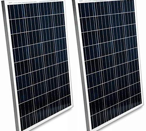 Stanz (tm) 2PCS 100 Watt Each 12 Volt New Monocrystalline Solar Panel, Total 200W